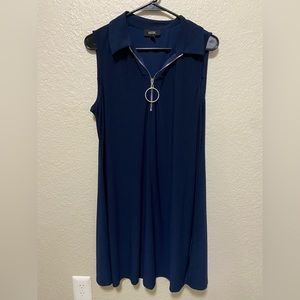 MSK Business Casual Blue Dress size L